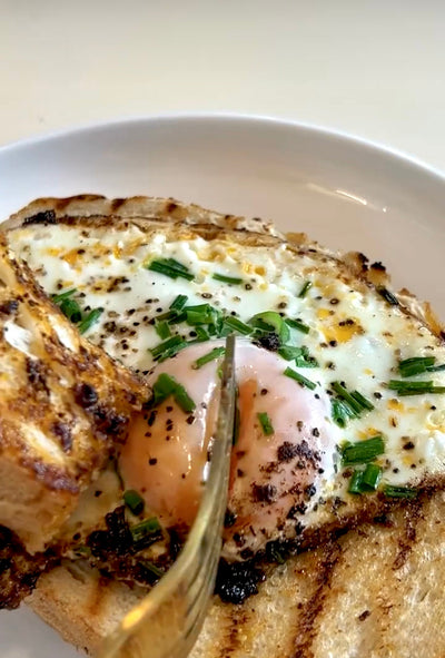Tino Shito Crisp Eggs on Toast